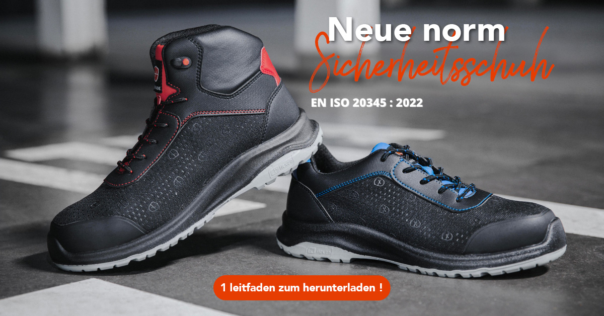 Nouvelle norme chaussure de s&eacute;curit&eacute; 20345 : 2022