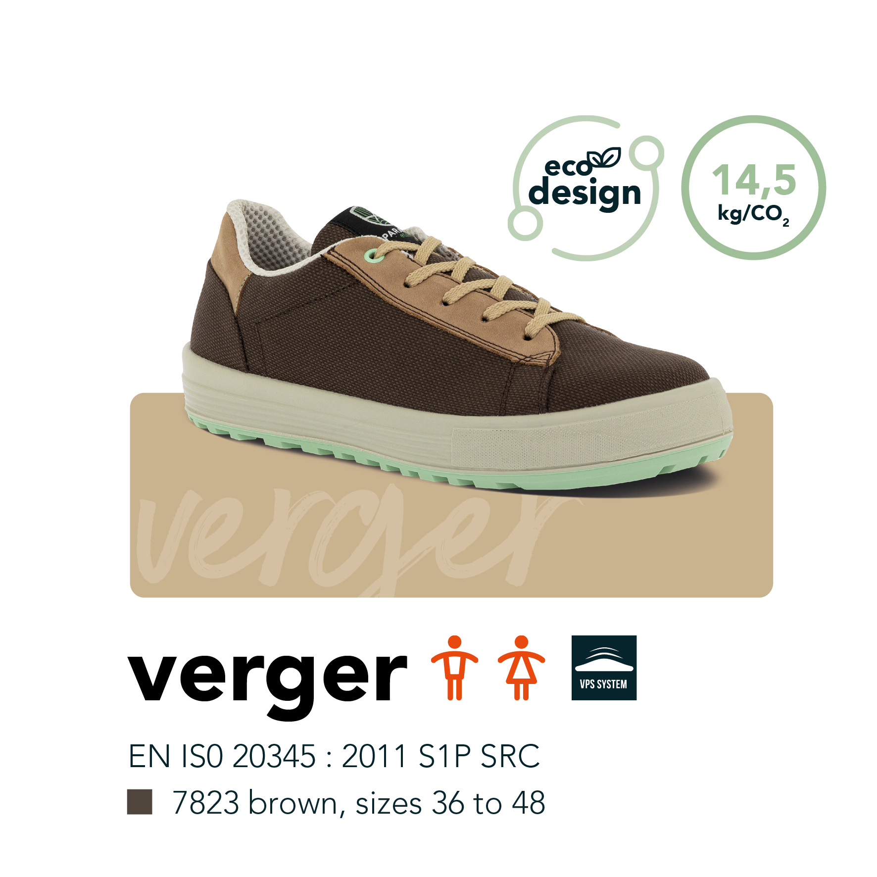 Mod&egrave;le verger marron