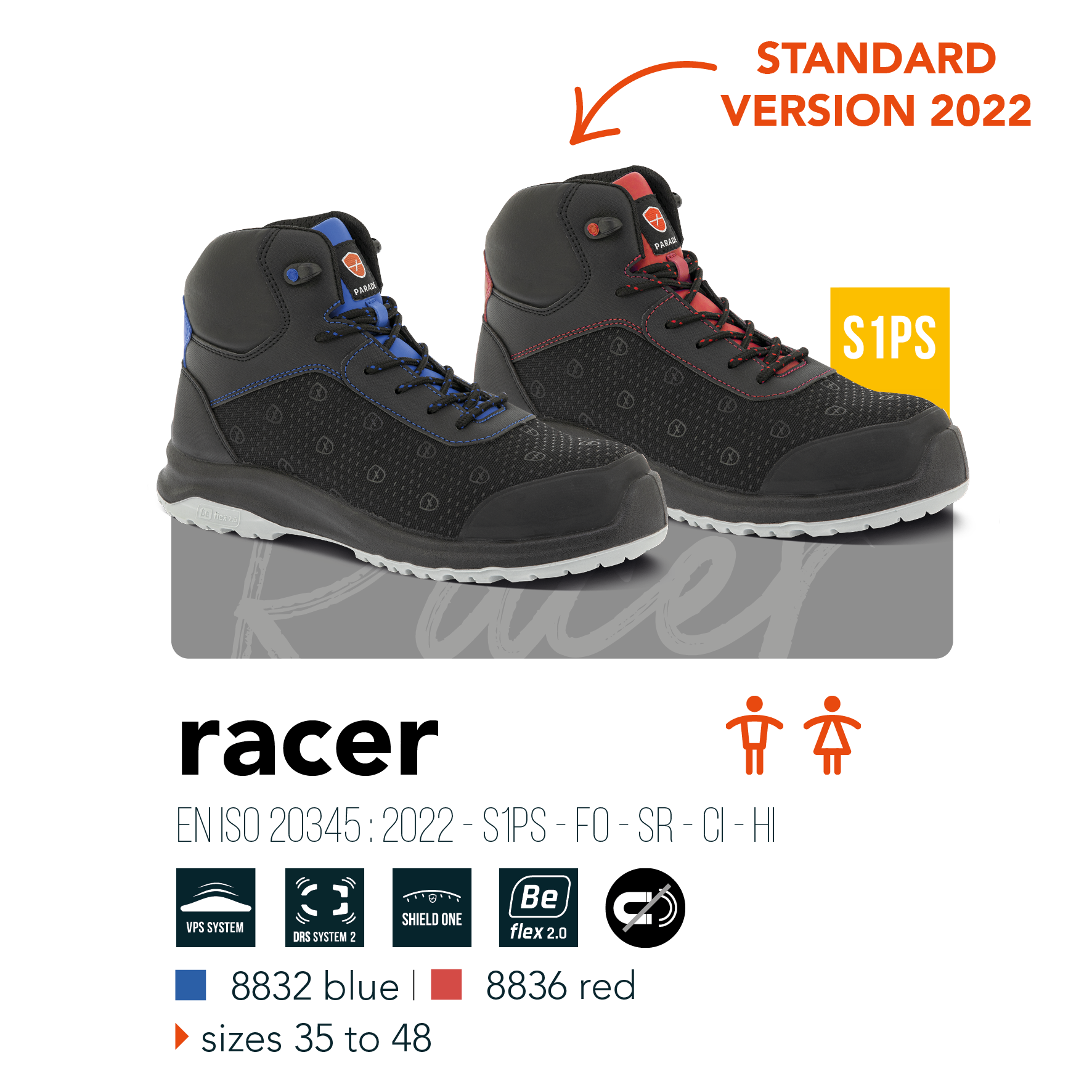 Mod&egrave;le mixte racer 2022