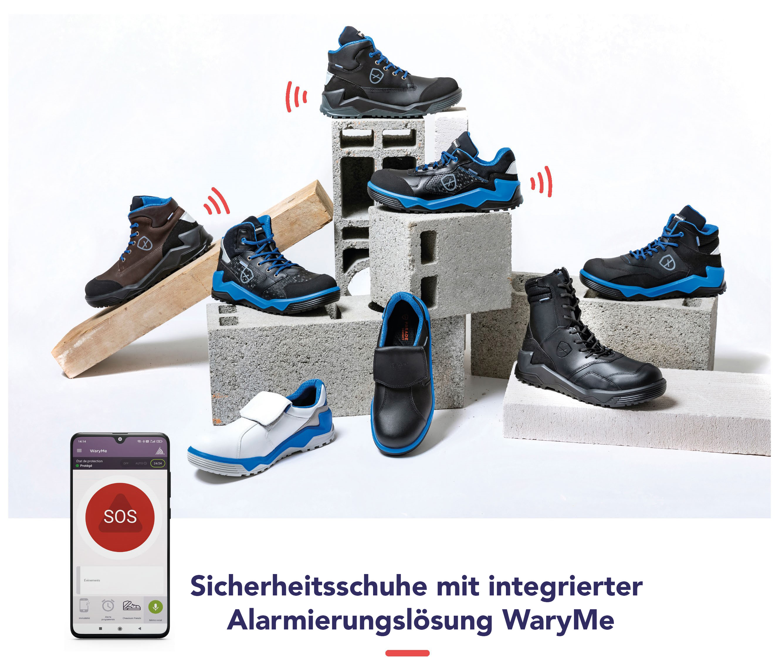 chaussures avec DATI int&eacute;gr&eacute;